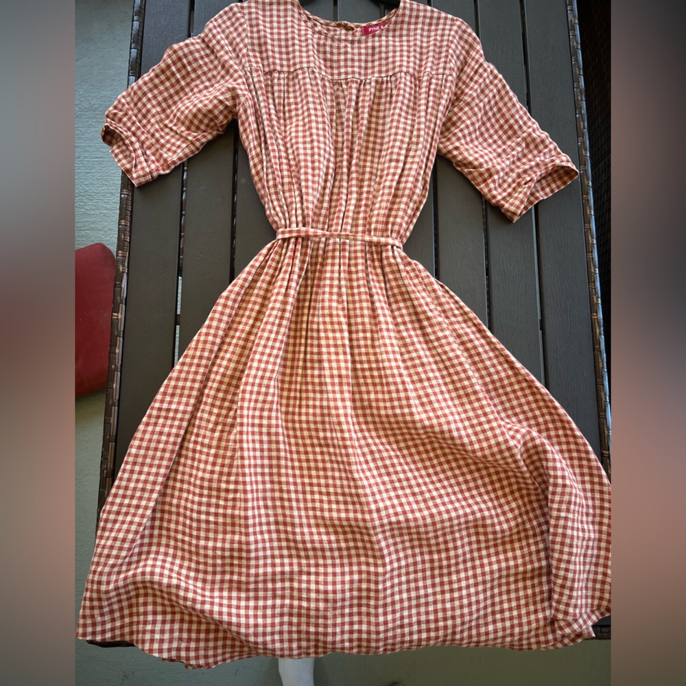 Pyne & Smith no. 35 | Maxi Length | Voltaire Check | Sz XS - Picture 4 of 9